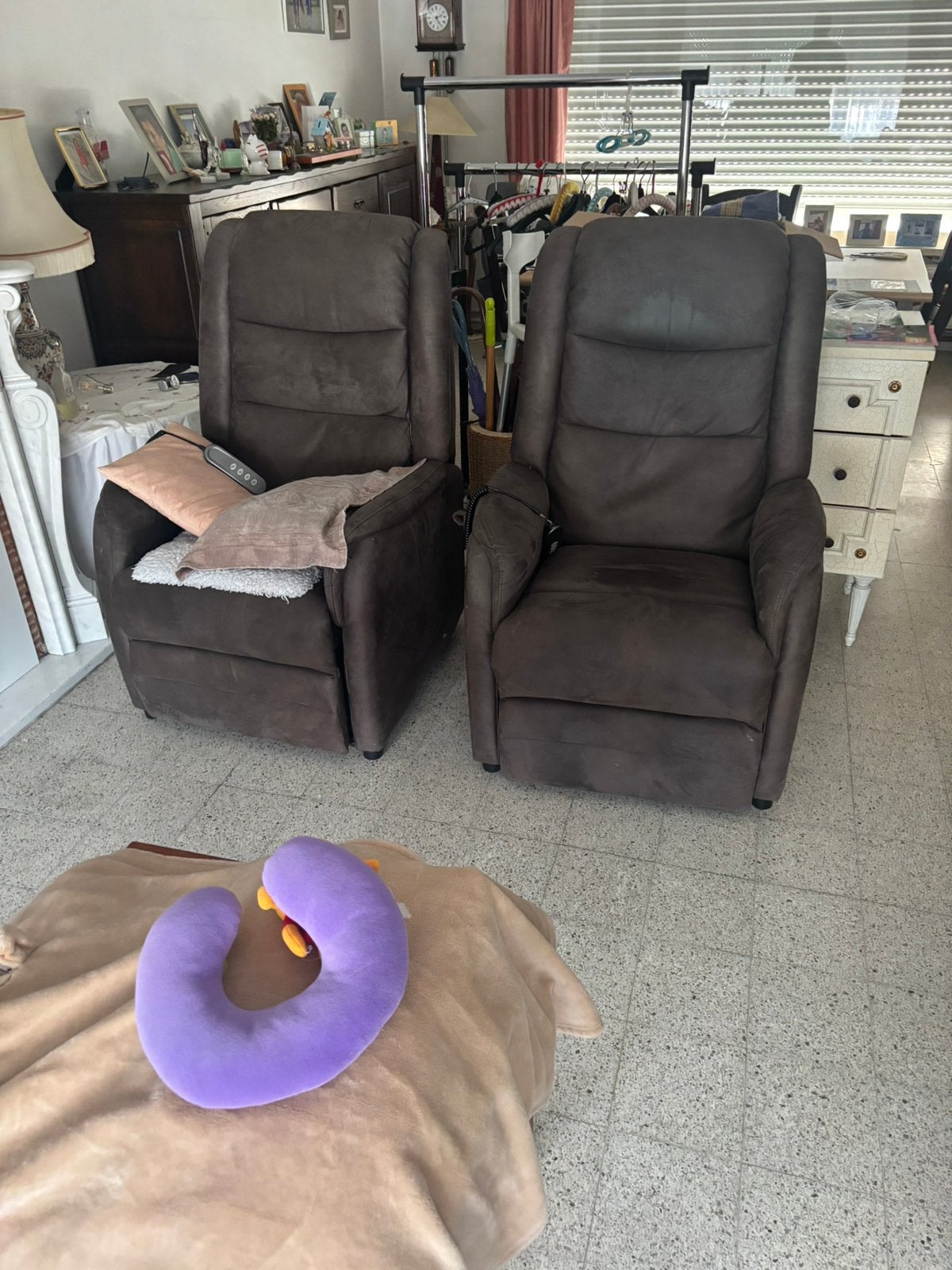 2 elektrische relax zetels, Enlèvement, Utilisé