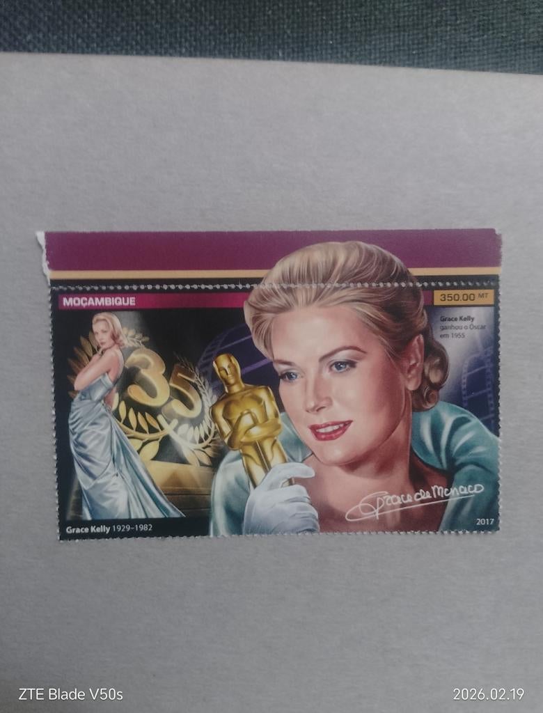 Grace Kelly postzegels, Ophalen of Verzenden