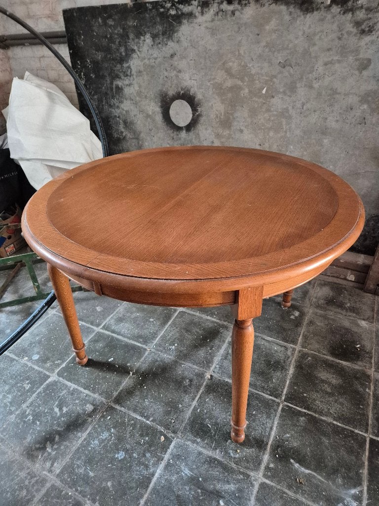 eettafel en salontafel, Ophalen, Gebruikt, Rond, 50 tot 100 cm