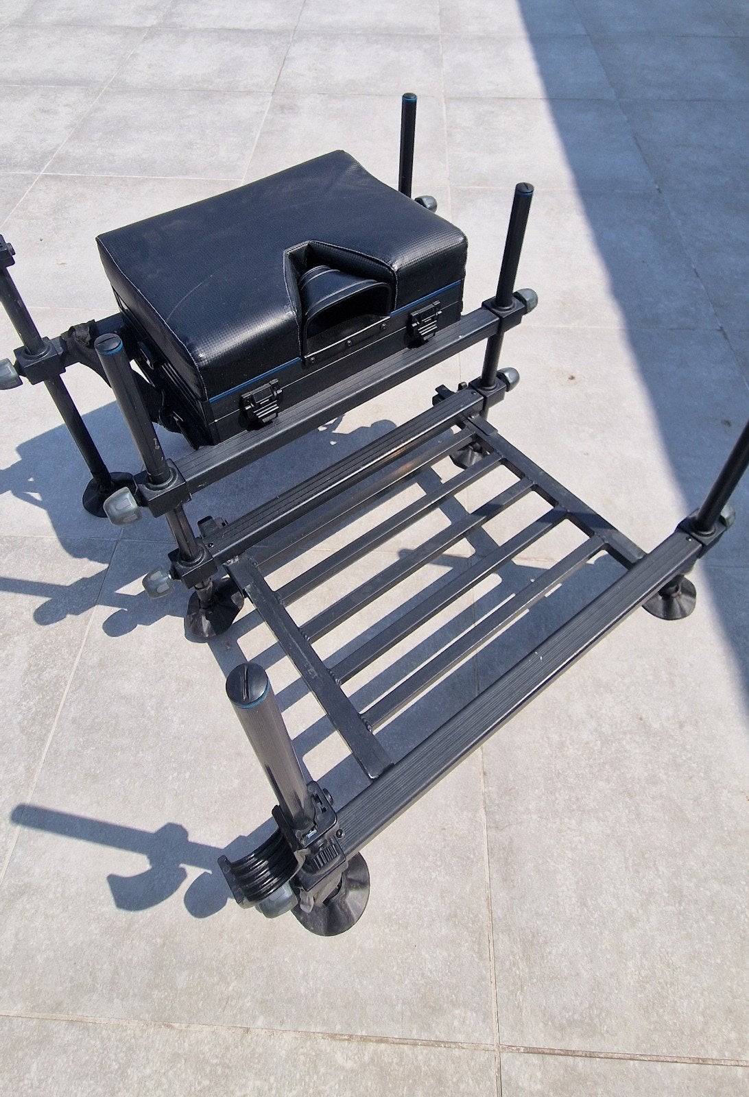 Caperlan visstation/seatbox, Ophalen, Gebruikt