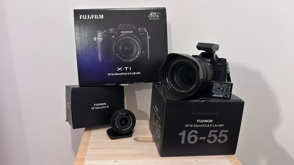 Fujifilm + lichtsterke zoomlens + lichtsterke prime, Ophalen, Gebruikt, Standaardlens, Zoom