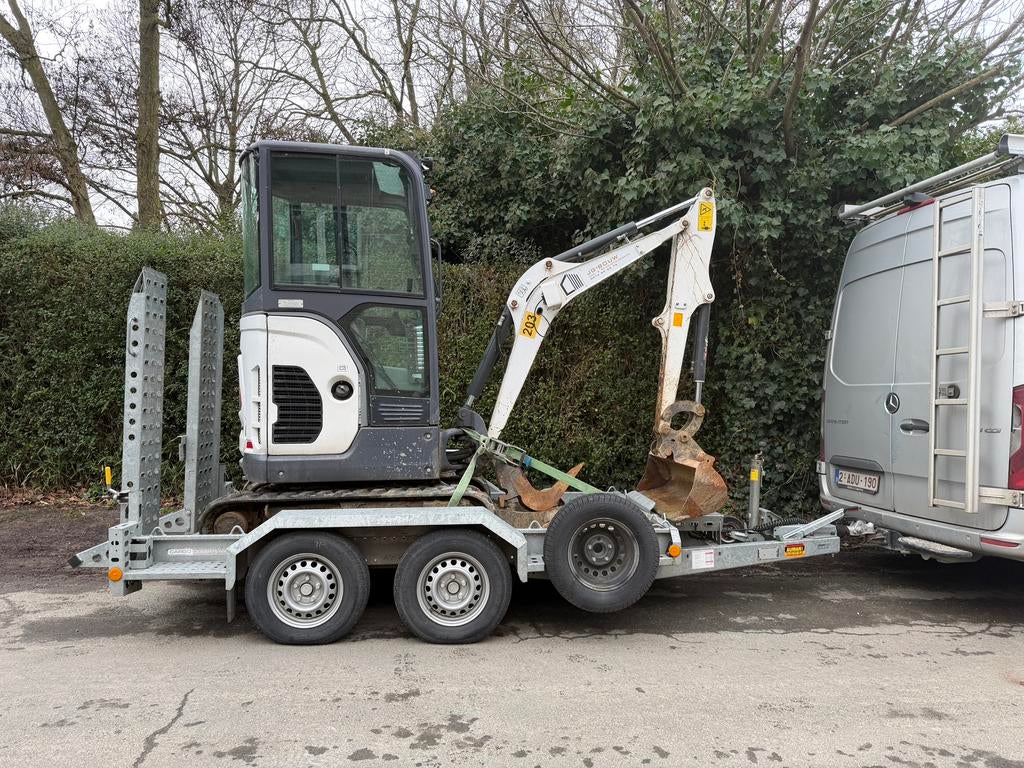 Brian james trailer machinetransport, Ophalen
