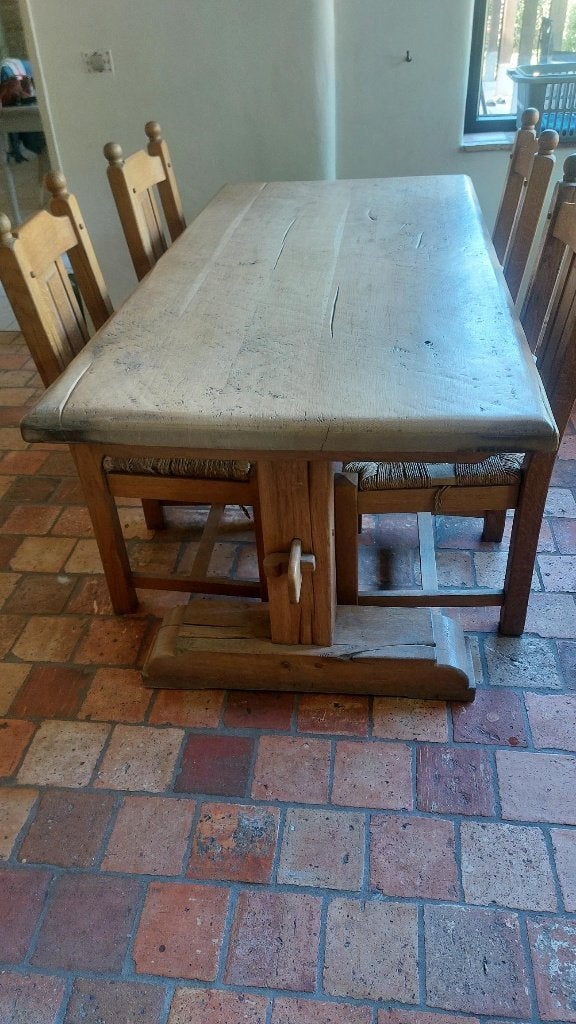 Tafel, Ophalen, Gebruikt, Eikenhout, 50 tot 100 cm