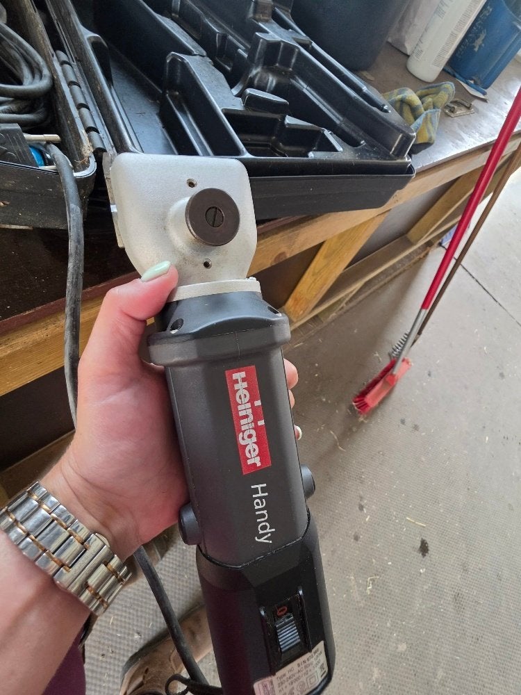 Heiniger Handy scheerapparaat voor paarden en koeien., Heiniger, Ophalen, Gebruikt, Scheerapparatuur