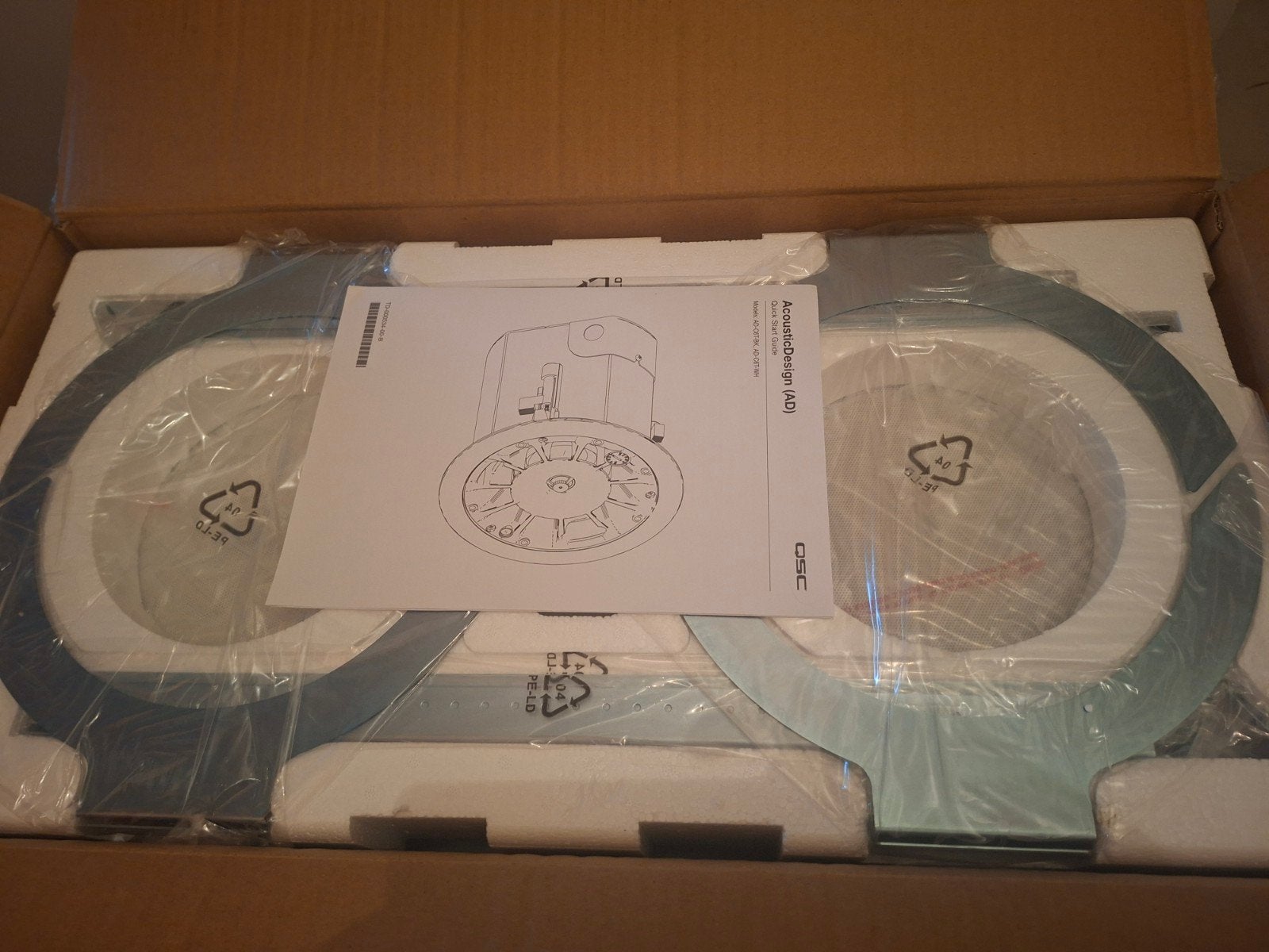 QSC AD-C6T-WH AcousticDesign inbouwspeakers 2st –Nieuw, TV, Hi-fi & Vidéo, Enlèvement, Neuf
