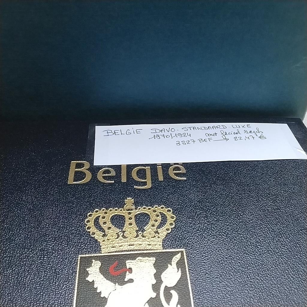 BELGIE postfris 1970 /84 DAVO Standaard luxe album, Ophalen of Verzenden