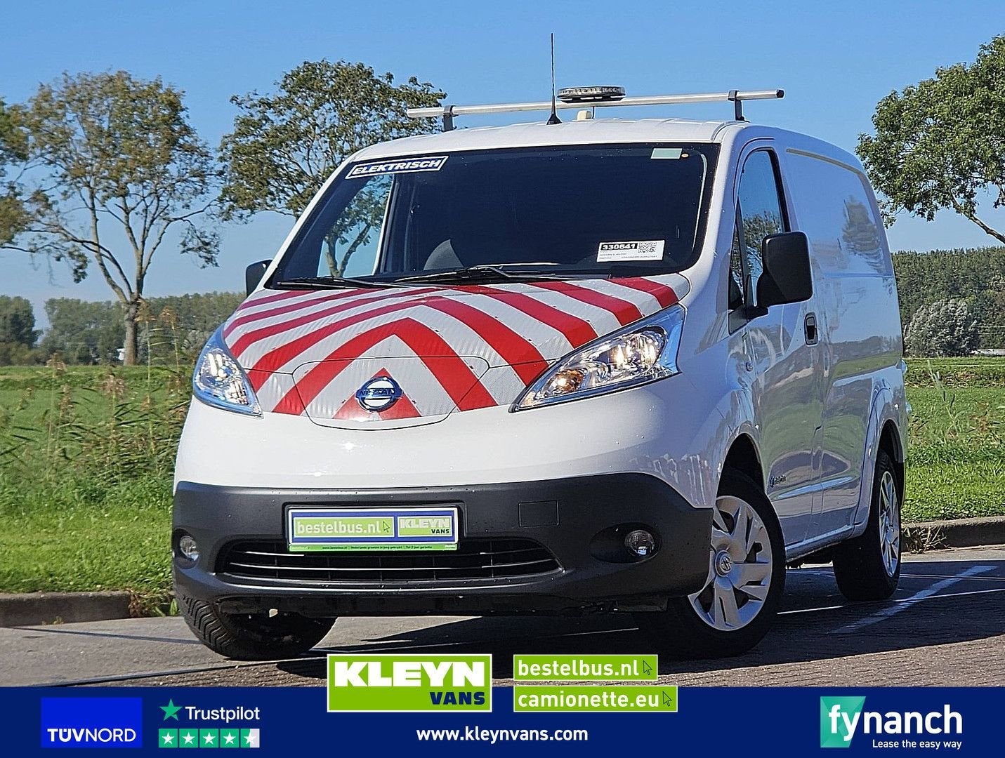 Nissan E-NV200 ac aut wltp 200 kms, Auto's, Automaat, Wit, Te koop, ABS