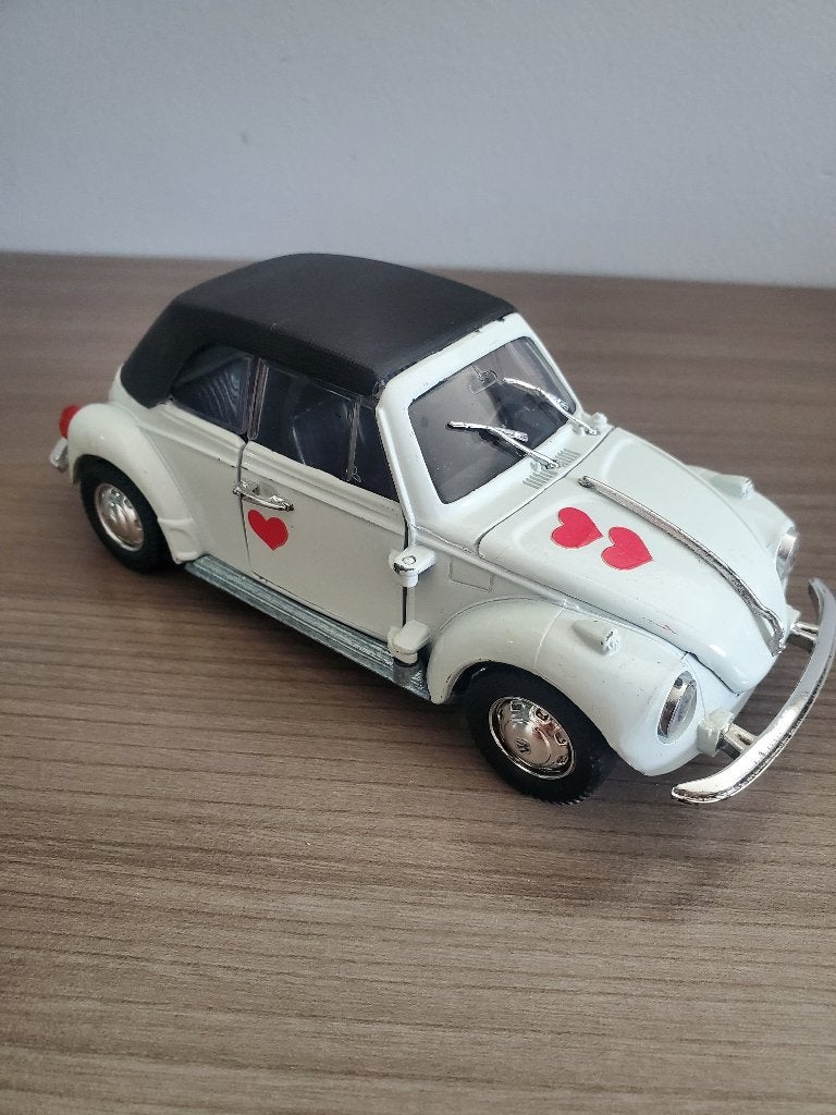 Ancienne polistil 1:25 volkswagen blanche, Enlèvement ou Envoi, Utilisé