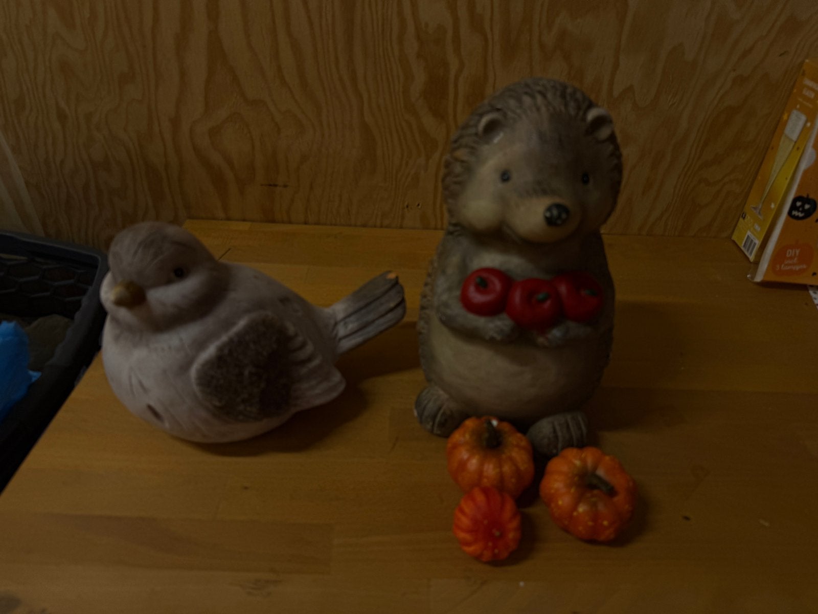 Herfst dieren docoratie van steen, Ophalen of Verzenden, Zo goed als nieuw