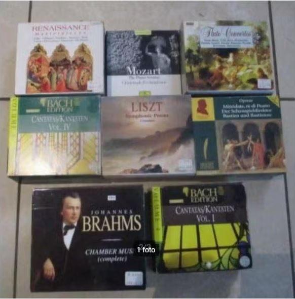 47 originele Klassieke CD's in 8 boxen, Ophalen of Verzenden, Zo goed als nieuw