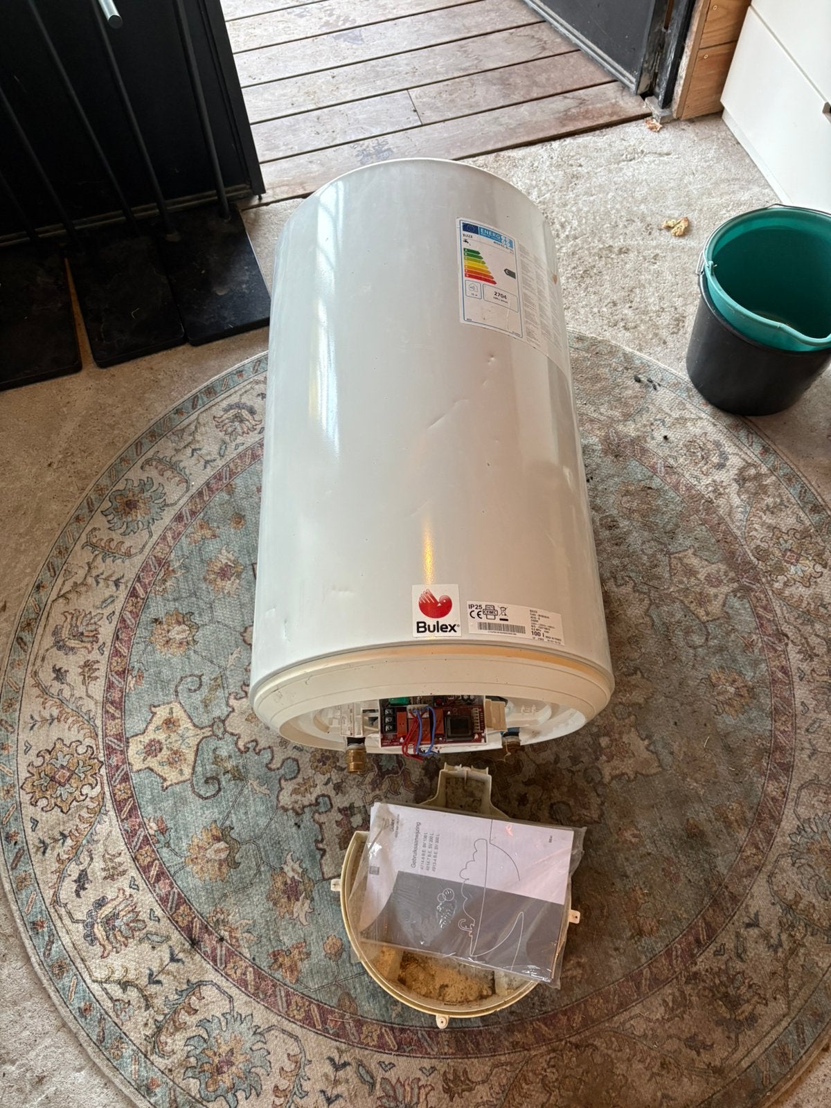 100l boiler 400V, Ophalen, Zo goed als nieuw, Boiler