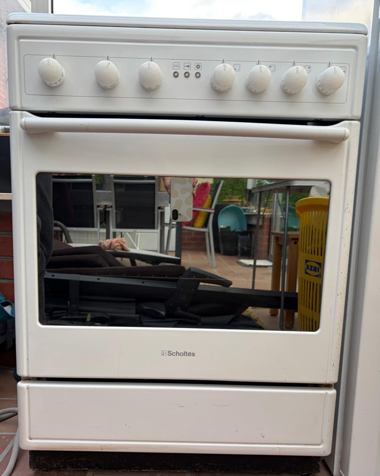 Kookfornuis, Electroménager, Cuisinières, 4 zones de cuisson, Enlèvement, Utilisé, Autoportant