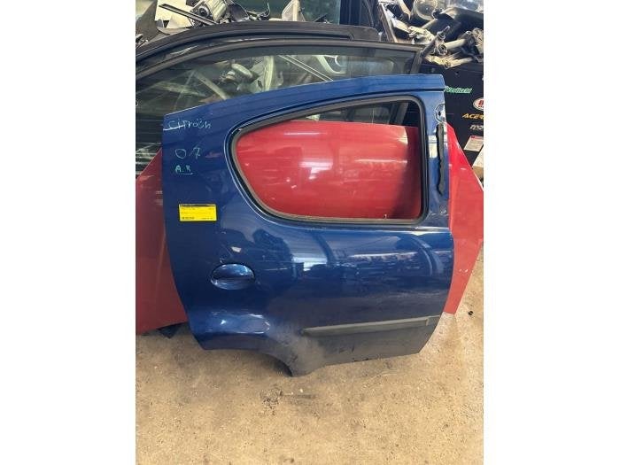 Portière 4portes arrière droite d'un Citroen C1, -, 3 mois de garantie, Utilisé, Porte