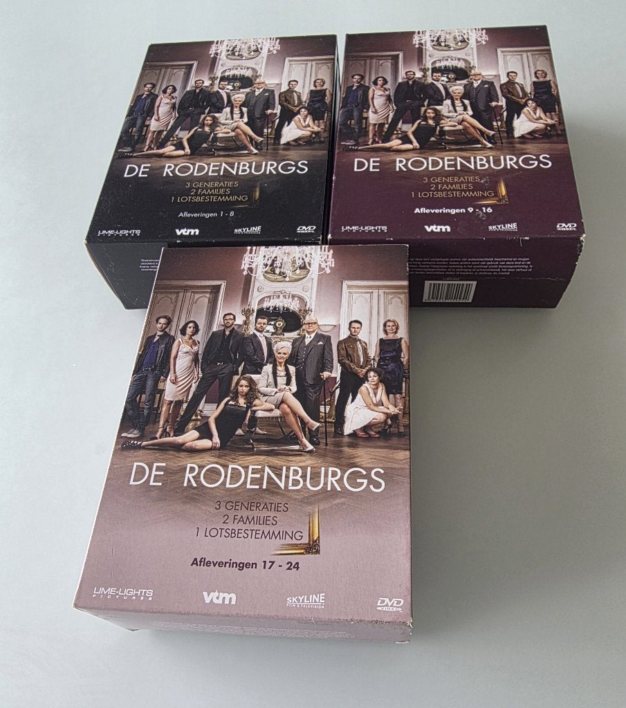 3 DVD boxen : De Rodenburgs, Ophalen of Verzenden