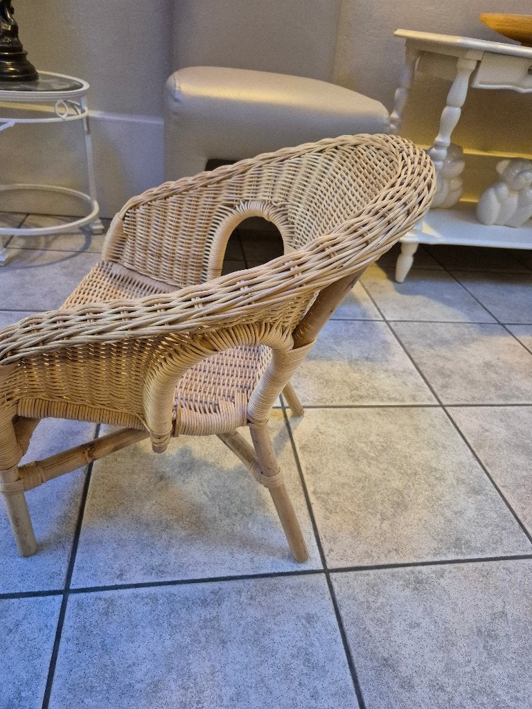 Petit fauteuil osier pour enfant, Enlèvement, Comme neuf, Autres types
