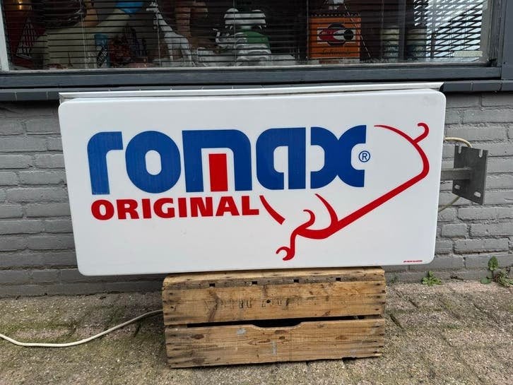Ronax Original Lichtbak Reclamebord - Vintage Sign, Verzamelen