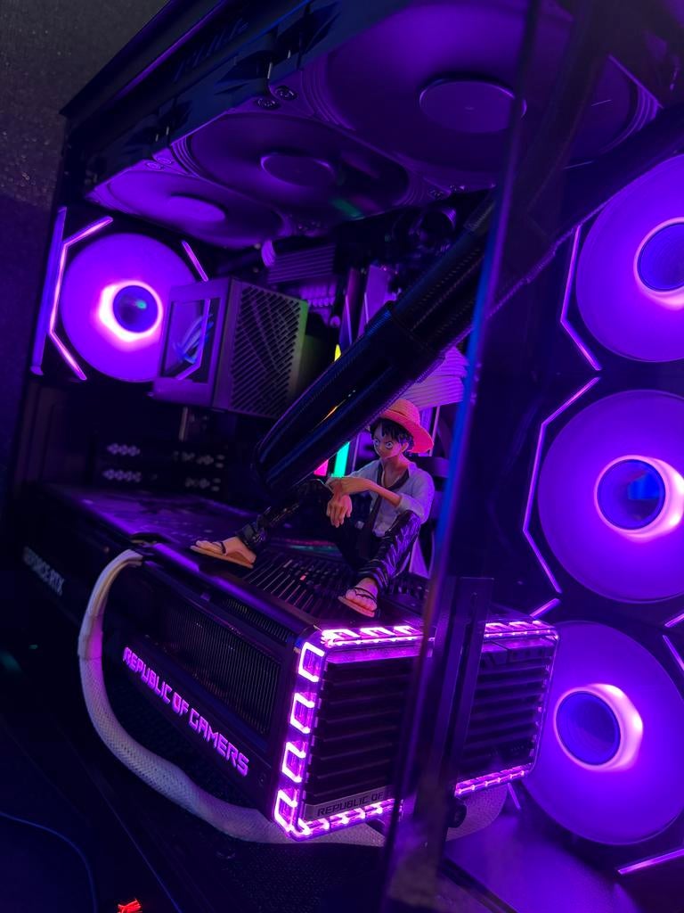 PC GAMER ROG RTX 4080 RYZEN 7 9800X3D, Informatique & Logiciels, Ordinateurs de bureau, Comme neuf, SSD, Enlèvement