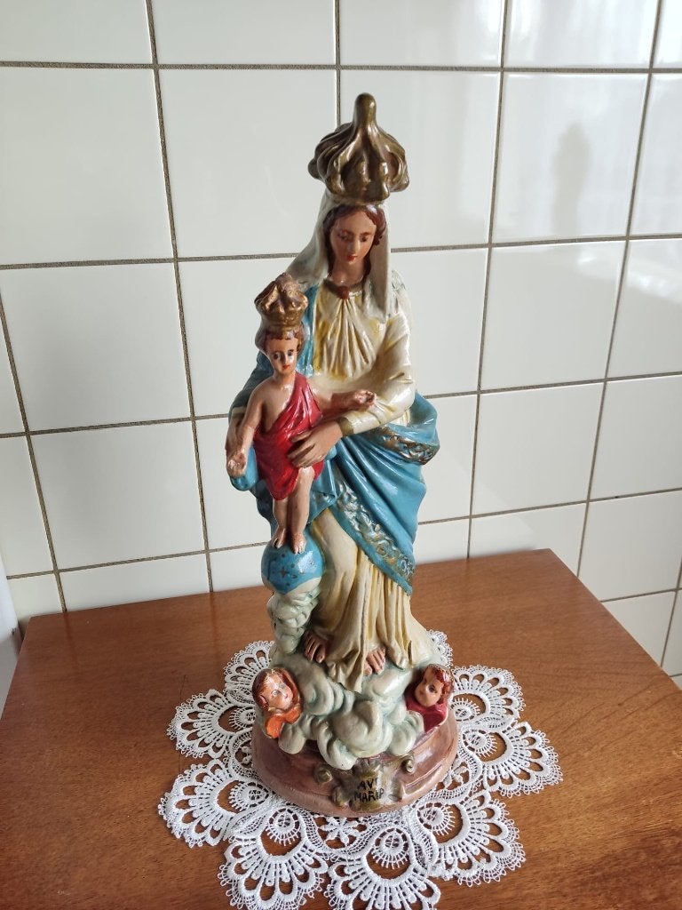 Mariabeeld met kroontje, Ophalen