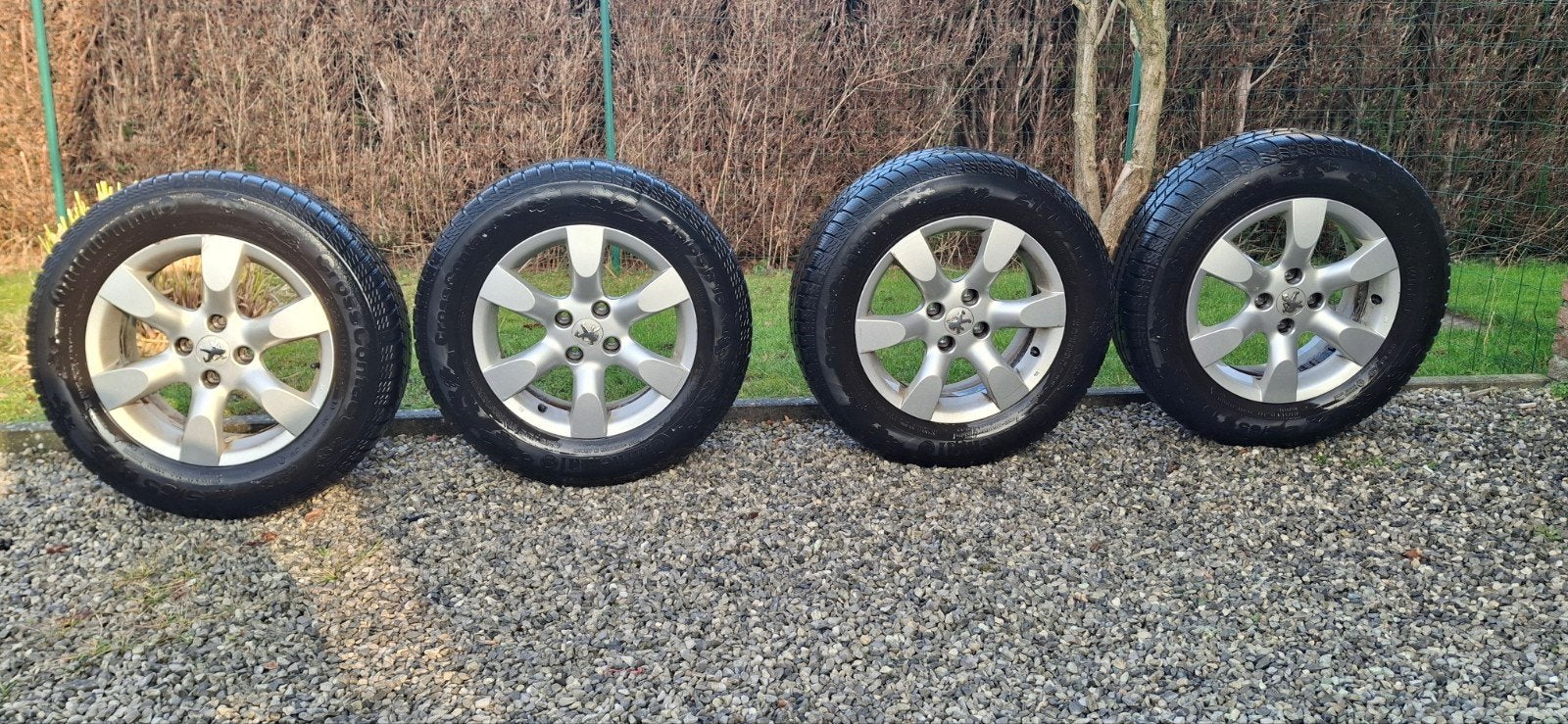 Jantes alu avec pneus hiver, Ophalen, 16 inch, Banden en Velgen, Winterbanden
