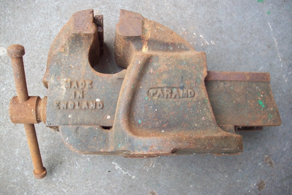 Metalen bankschroef, Ophalen, Gebruikt