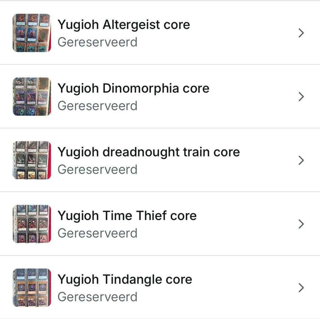 Voor Thibeau, Hobby en Vrije tijd, Verzamelkaartspellen | Yu-gi-Oh!, Ophalen of Verzenden