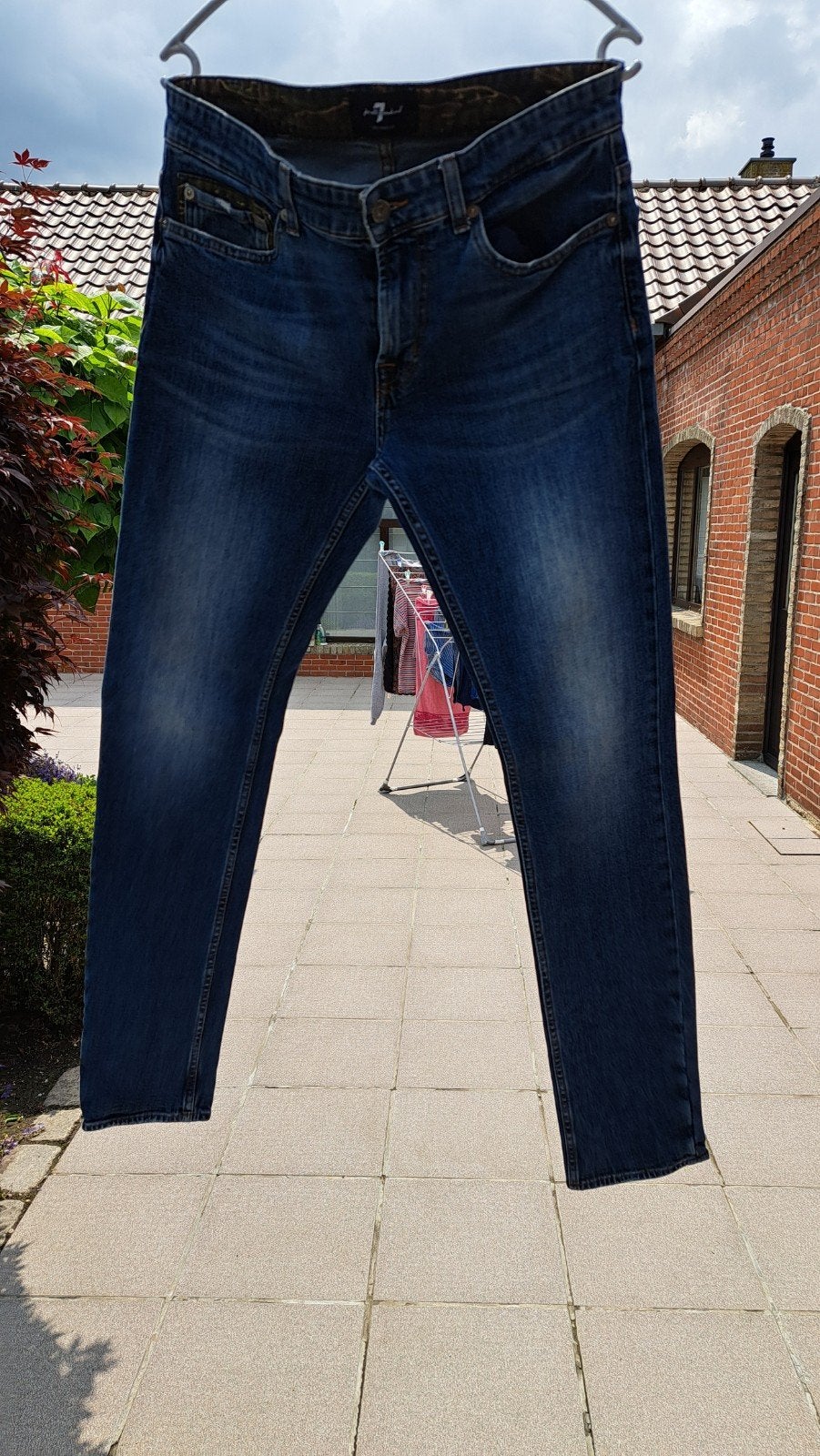 blauwe herenjeans seven  for all man kind mt 31, Enlèvement ou Envoi, Porté, Bleu, 7 all for man kind