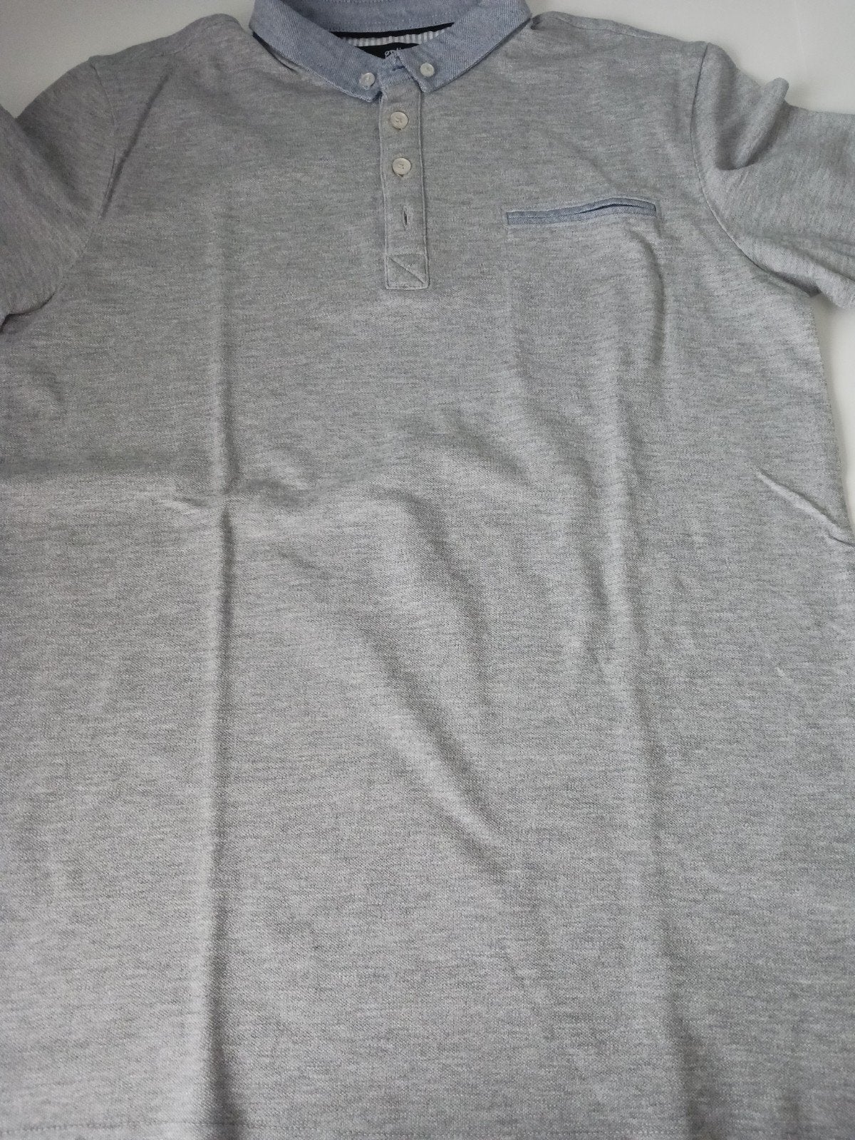 Grijze polo merk Celio te koop.maat M, Vêtements | Hommes, Polos, Comme neuf, Enlèvement, Taille 48/50 (M), Gris