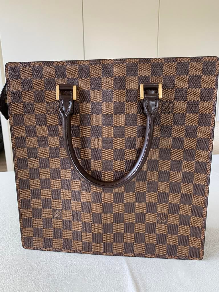 Handtas /Louis-Vuitton/Damier, Handtassen en Accessoires, Tassen | Damestassen, Verzenden, Zo goed als nieuw, Bruin, Handtas