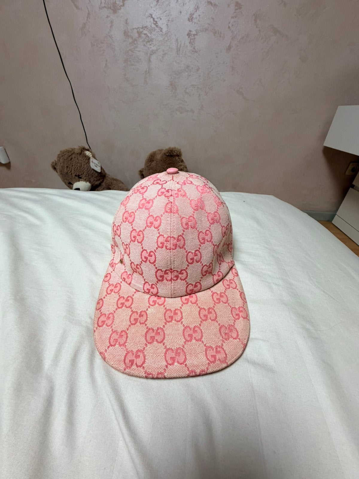 Casquette Gucci Dubai Rose M, Enlèvement ou Envoi, Comme neuf, Casquette
