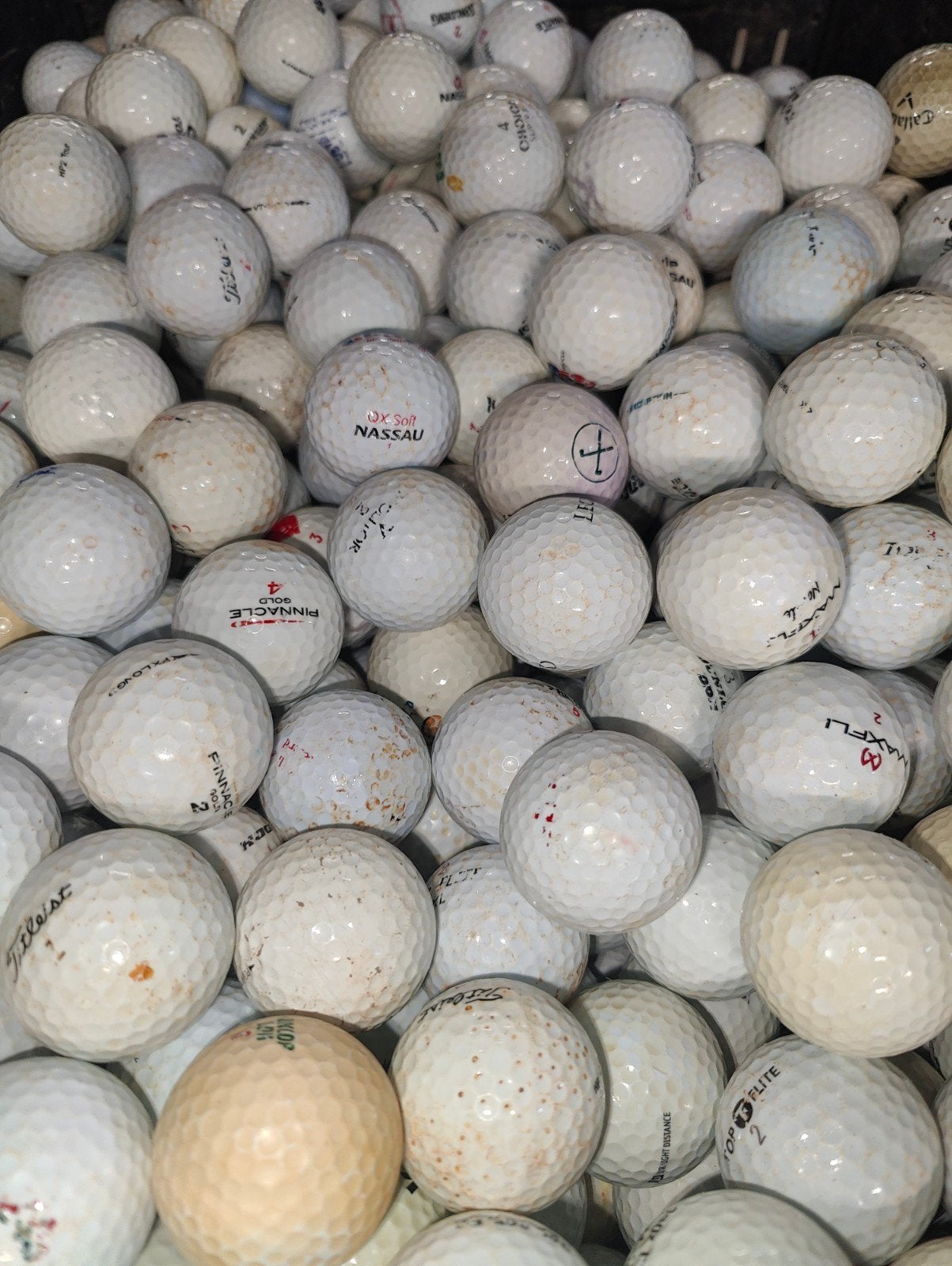 gebruikte golfballen mix 100 stuks, Ophalen of Verzenden