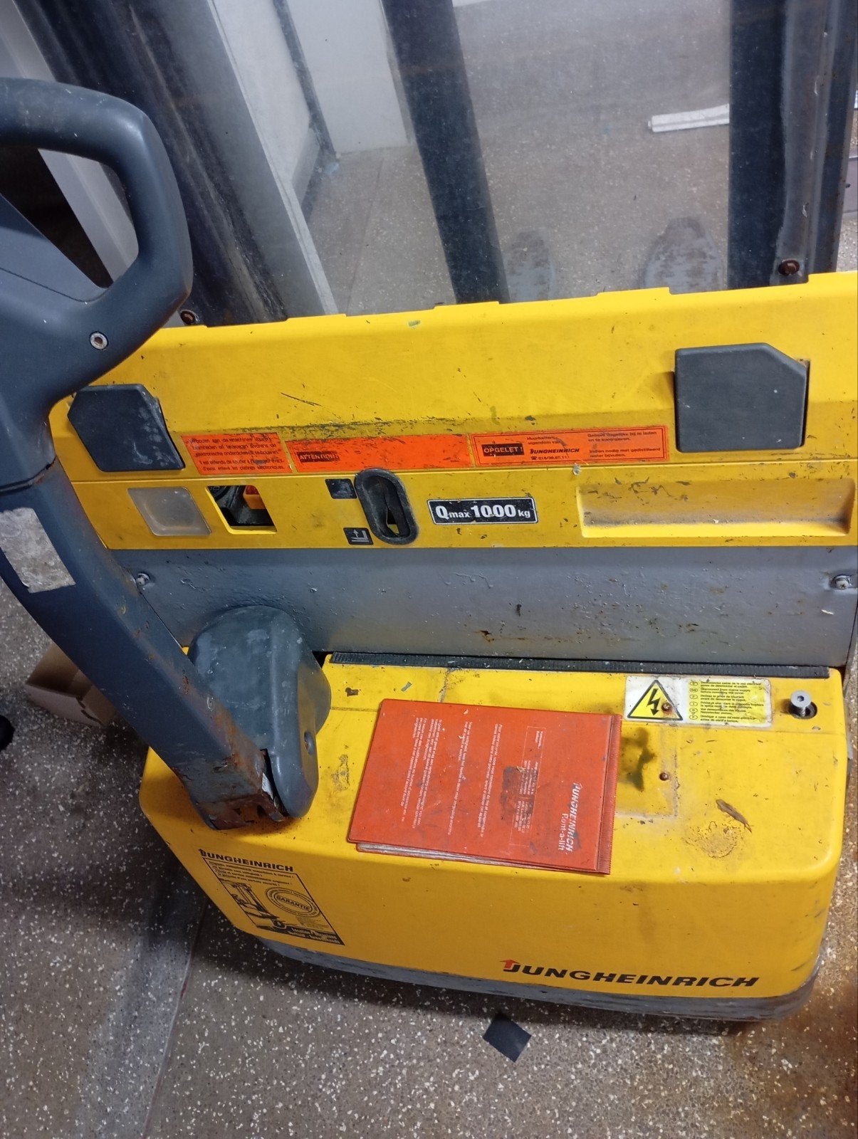 elektrische transpallet defect, Ophalen, Jungheinrich, Tot 1000 kg, Voorzetapparatuur