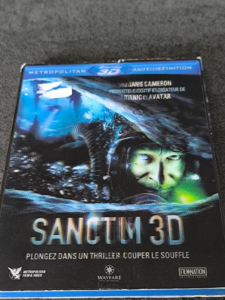 Blu ray 3D Sanctum, James Cameron, Enlèvement ou Envoi, Comme neuf