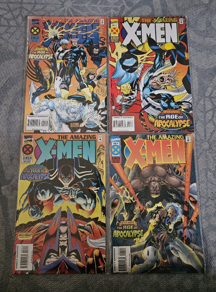 the Amazing X-Men (vol.1) #1-4 (1995 - completed), Boeken, Strips | Comics, Gelezen, Amerika, Complete serie of reeks, Ophalen of Verzenden