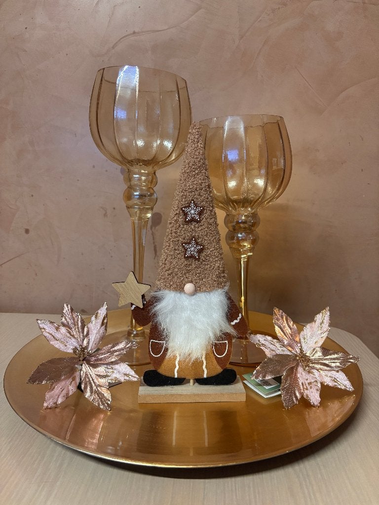 Nieuwe & gebruikte kerstspulletjes goud/bruinkleurig, Enlèvement, Comme neuf