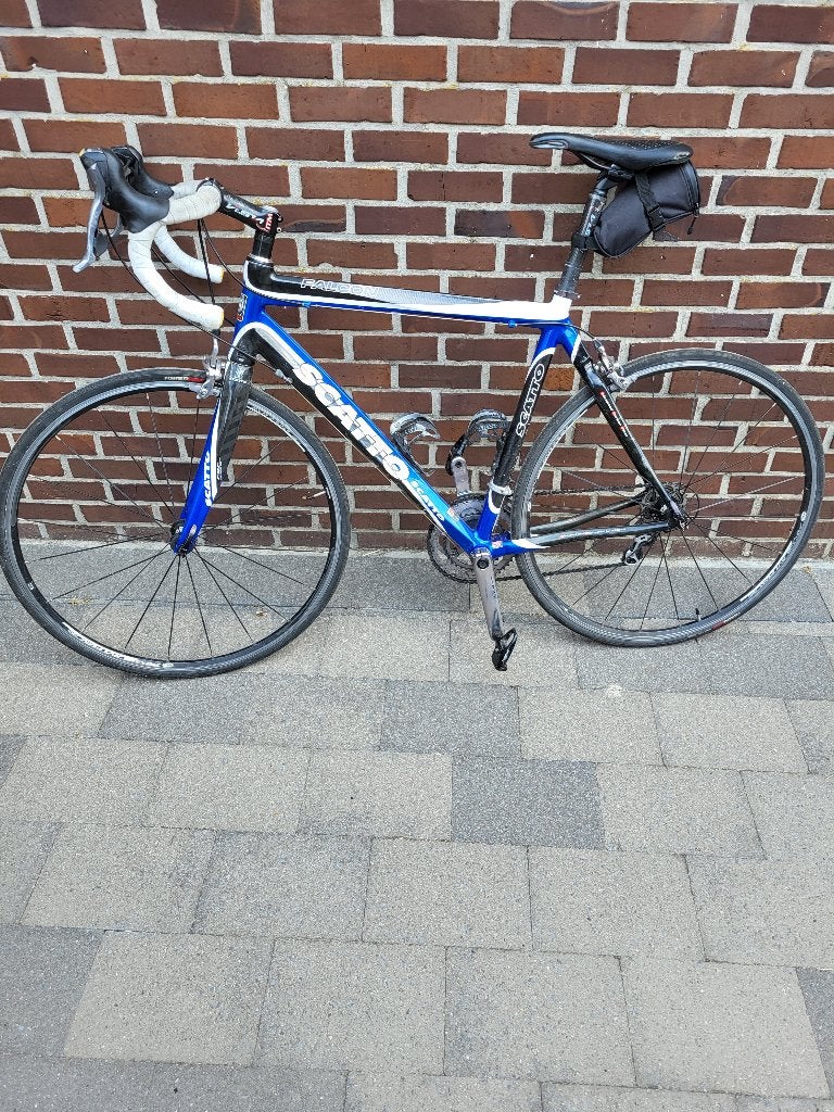 koersfiets Scatto Falcon maat 55-56, Autres marques, 10 à 15 vitesses, Frein sur jante, Enlèvement
