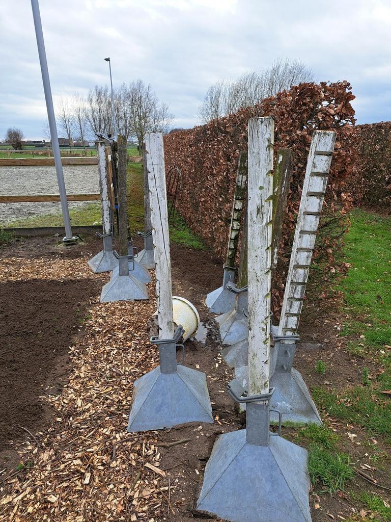 10 springstaanders + lepels, Dieren en Toebehoren, Ophalen