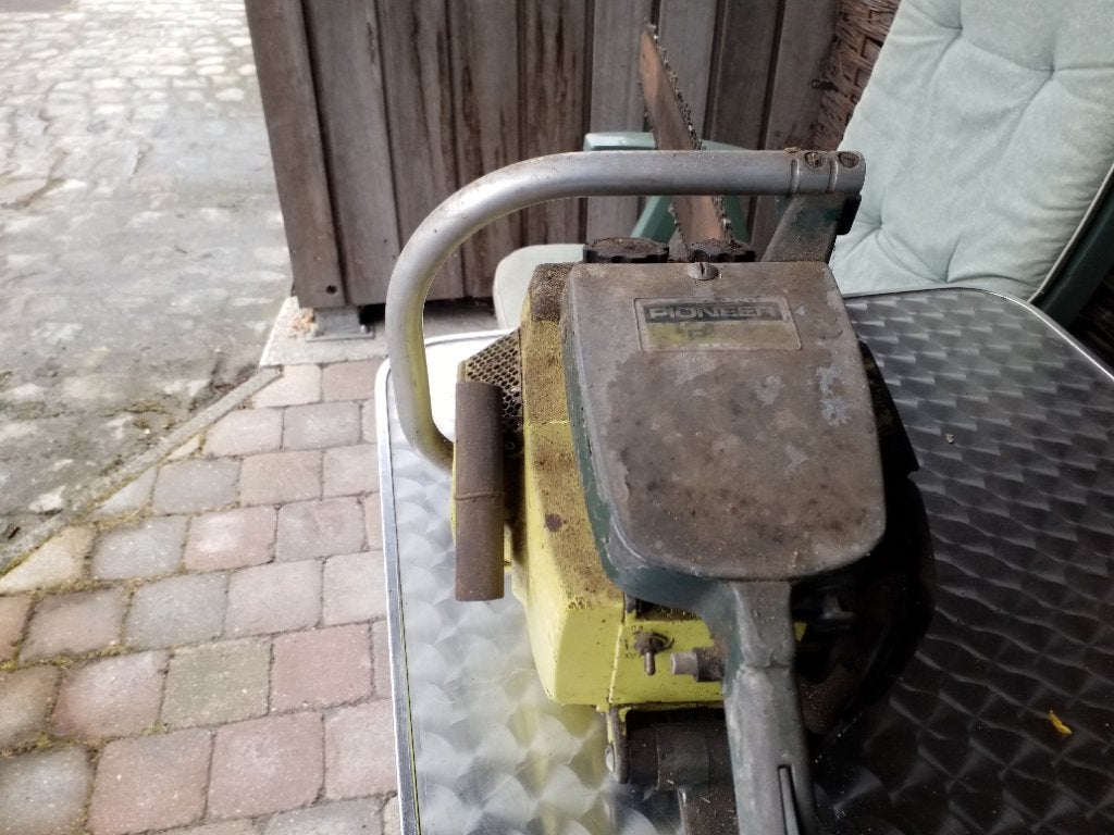 Kettingzaag oldtimer, Doe-het-zelf en Bouw, Gereedschap | Zaagmachines, Ophalen, Gebruikt, Kettingzaag