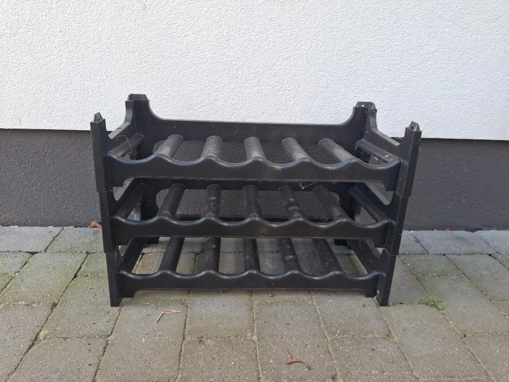 Wijnrek/drankenrek, Ophalen, Kunststof, Gebruikt, 5 tot 15 flessen