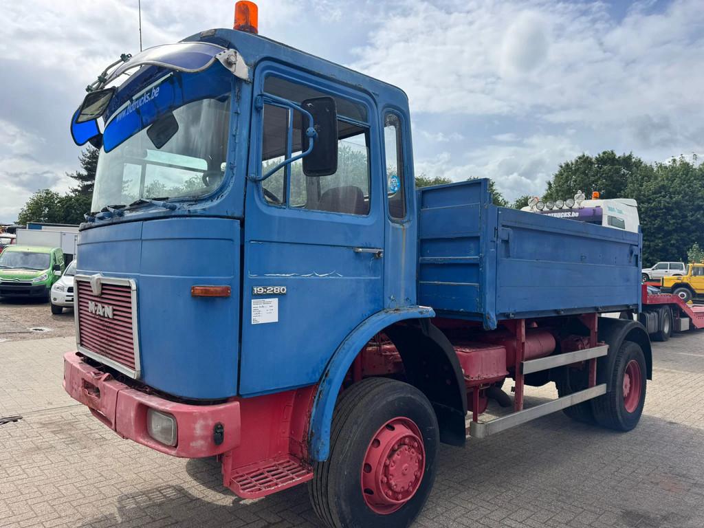 MAN F8 *19.280-4x4-GERMAN TRUCK* (bj 1979), Auto's, Vrachtwagens, Blauw, MAN, Bedrijf, Vierwielaandrijving