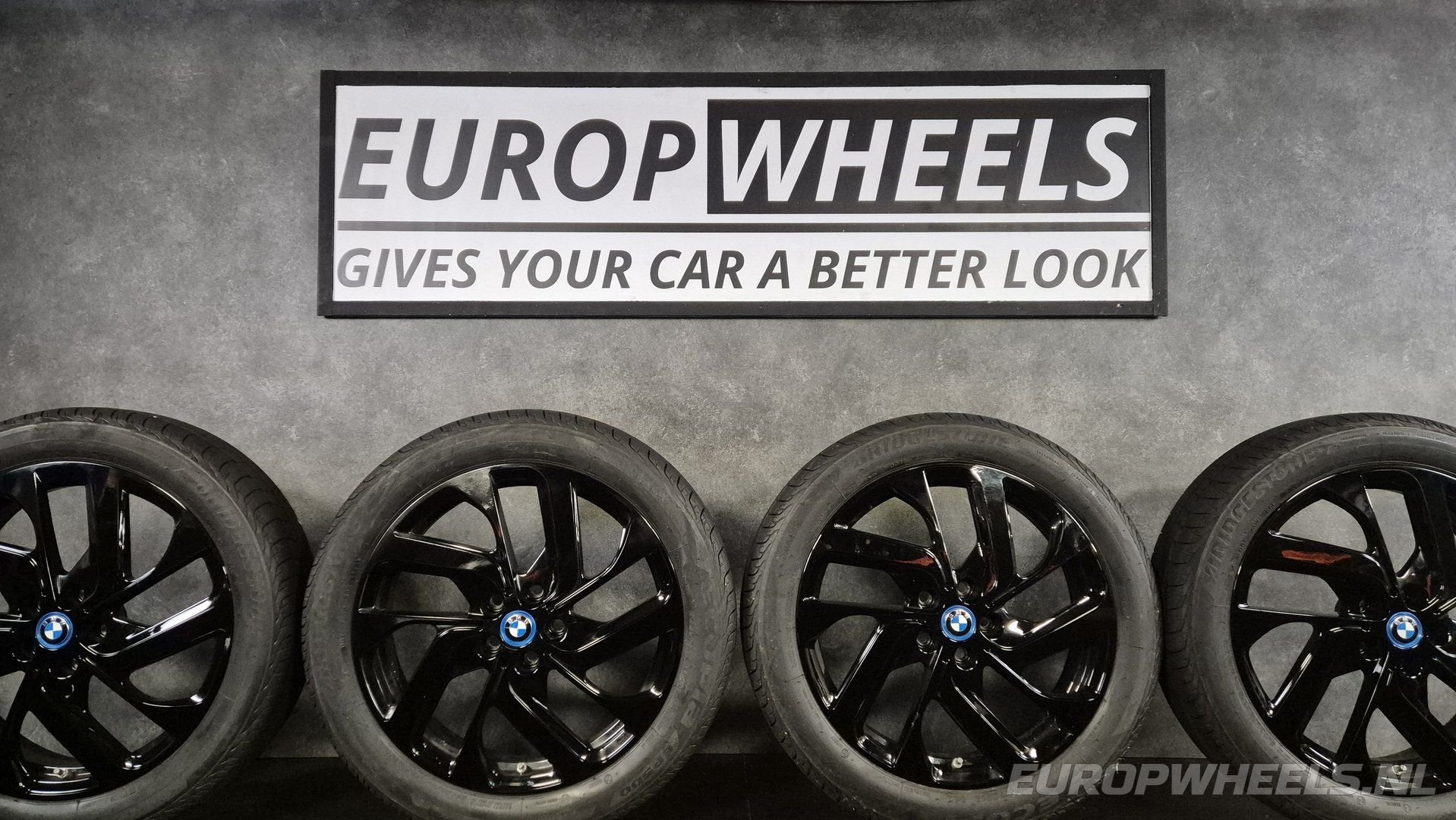 BMW i3 i3S 19 inch OEM velgen zomerbanden TPMS, Auto-onderdelen, Banden en Velgen, 19 inch, Gebruikt, 155 mm, -