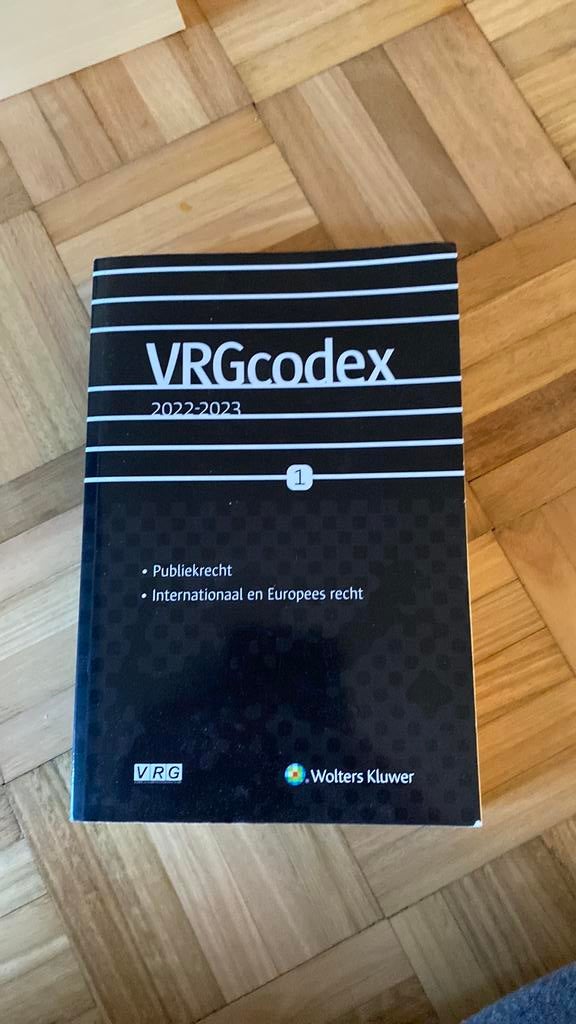 VRG Codex 2022-2023, Ophalen, Zo goed als nieuw, Overige wetenschappen