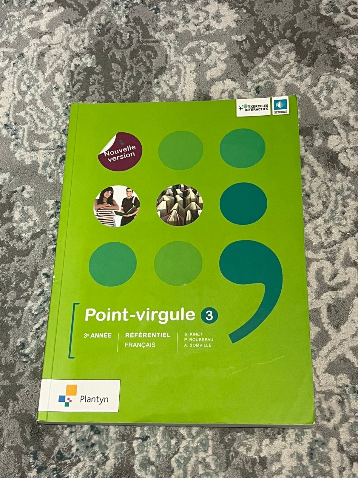 Point-virgule 3e année, Livres, Enlèvement ou Envoi, Comme neuf, Secondaire, Français