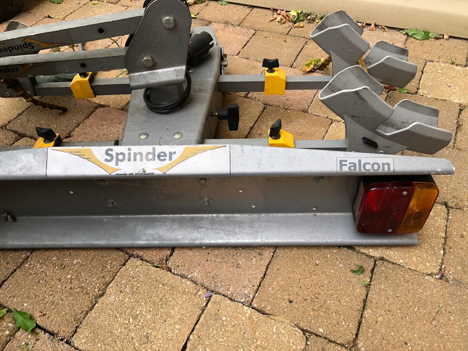 Fietsendrager falcon 2 fietsen stevig goede staat, Ophalen, 2 fietsen, Gebruikt, Trekhaakdrager