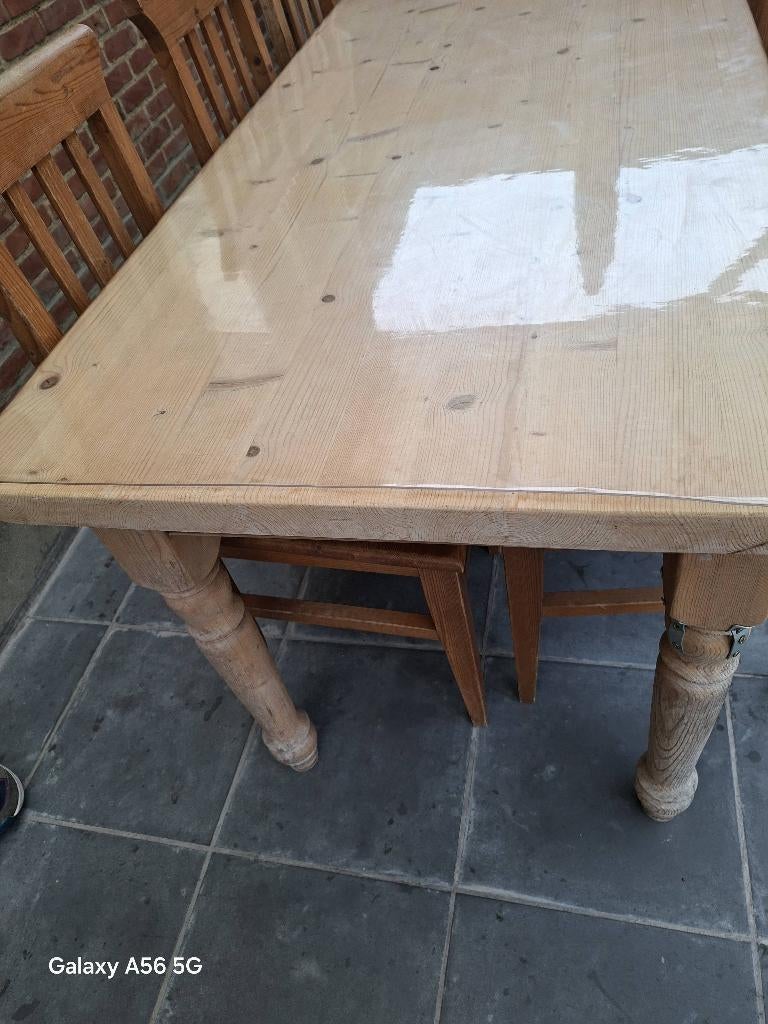 Tuintafel, Ophalen