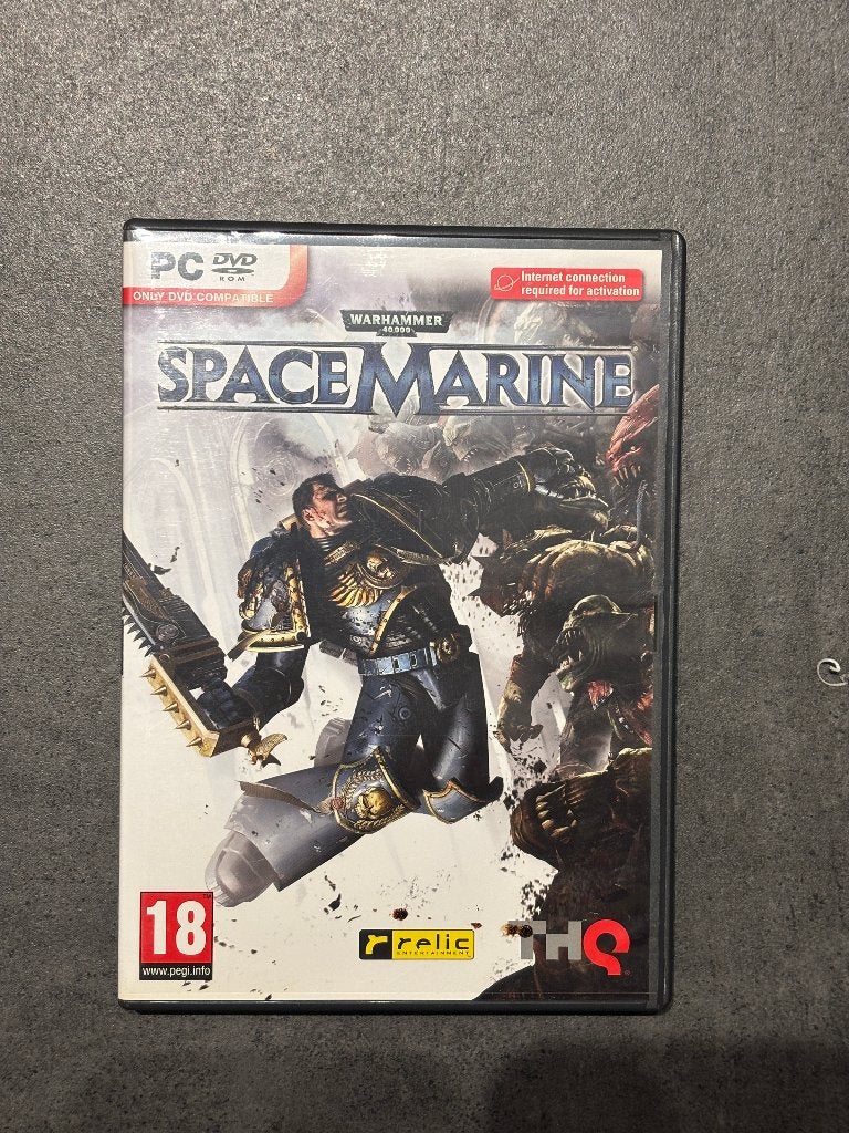 Warhammer 40.000 Space Marine PC DVD, Ophalen of Verzenden, Gebruikt, Warhammer