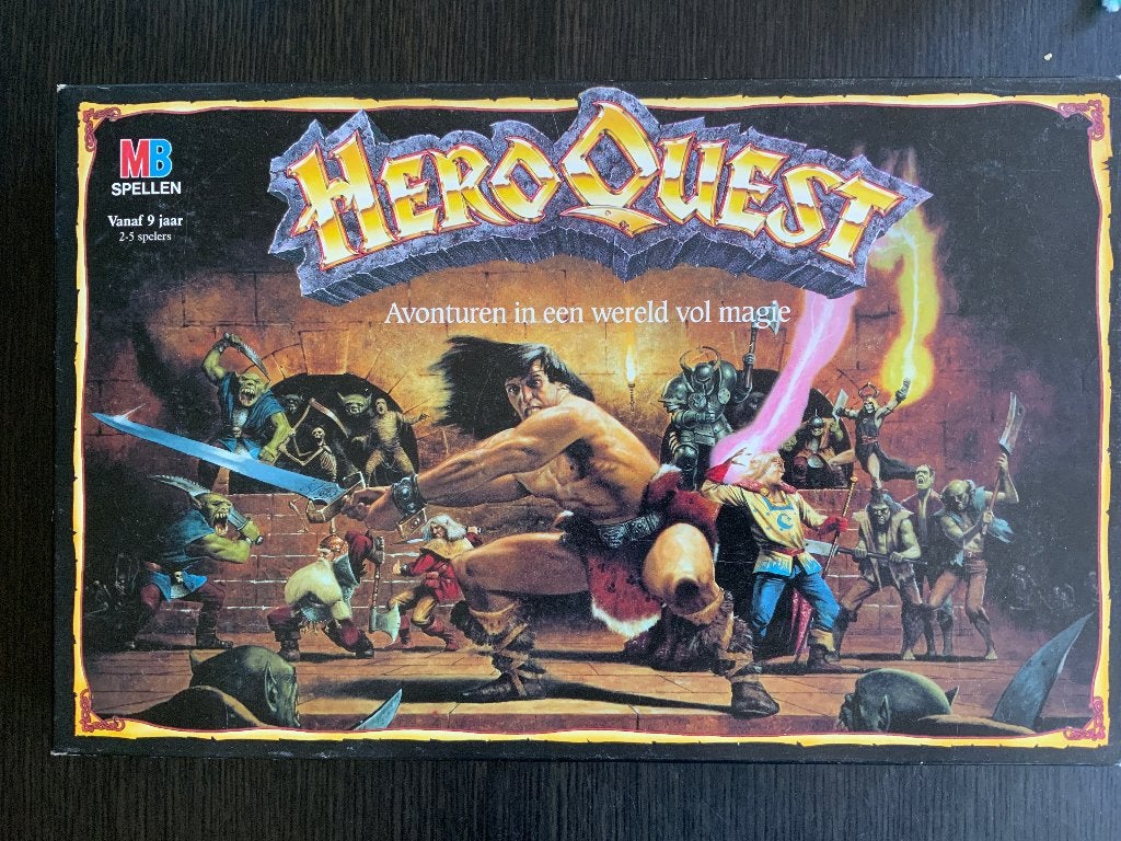 Heroquest + De Magiers Van Morcar, Ophalen of Verzenden, Zo goed als nieuw, MB spelen