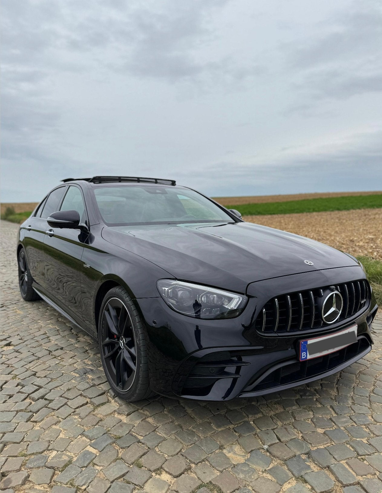 Mercedes e53 amg, Auto's, Automaat, 4 deurs, Zwart, Vierwielaandrijving
