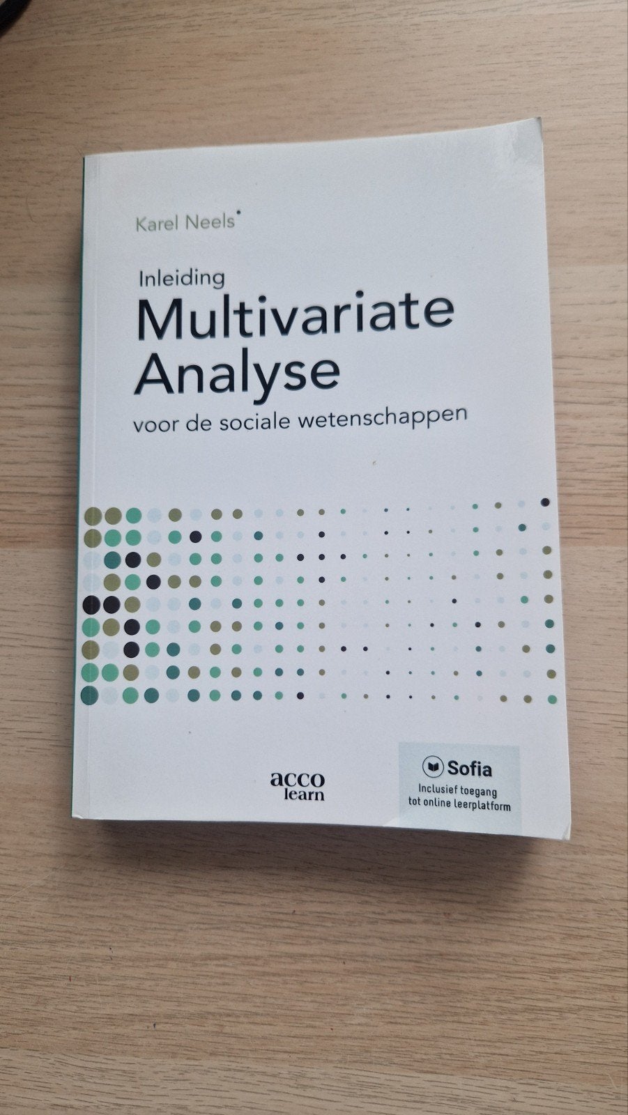 Karel Neels - Inleidng Multivariate analyse, Boeken, Ophalen of Verzenden, Karel Neels