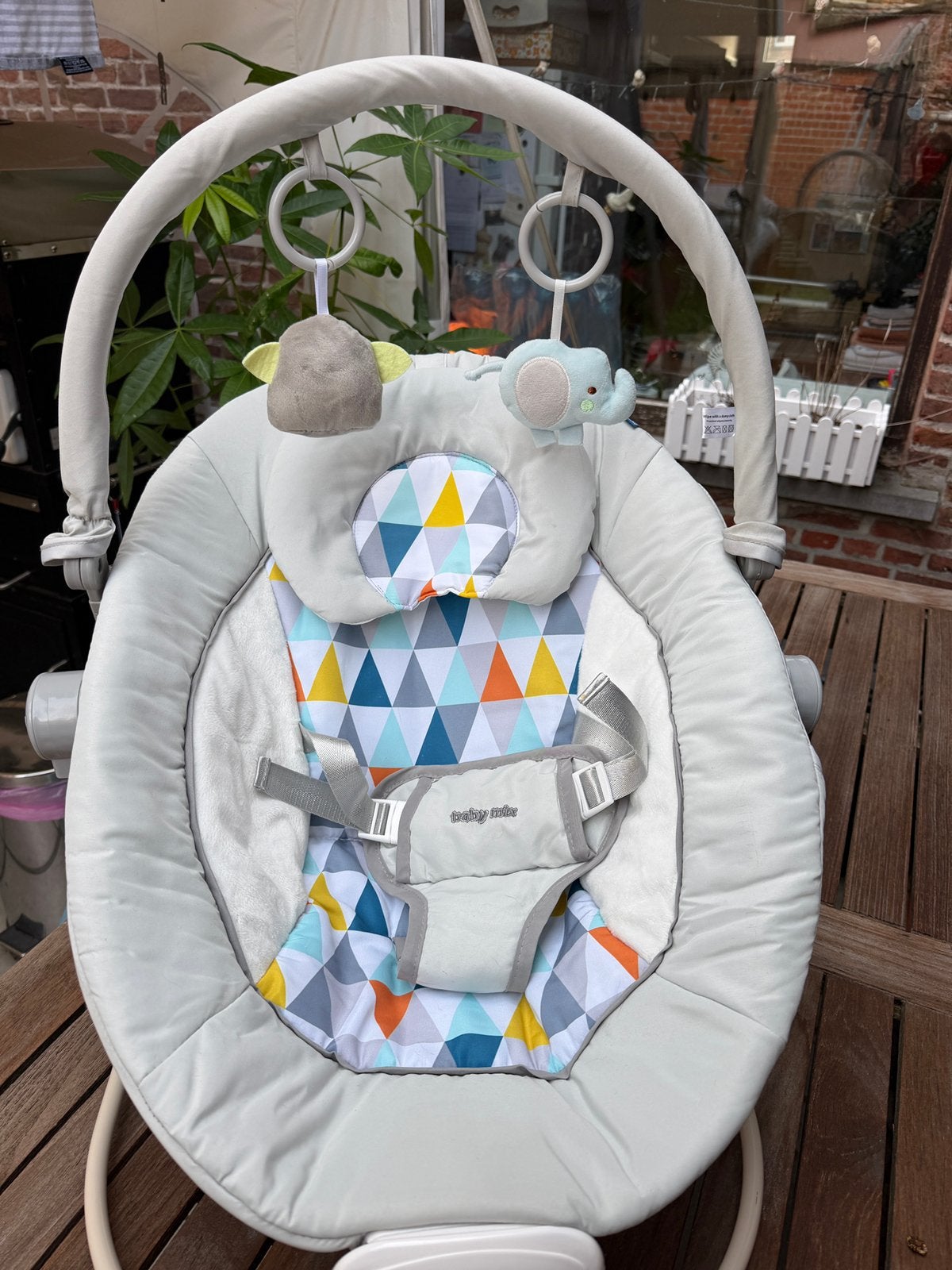Baby mix wipstoel met muziek en trilfunctie, Kinderen en Baby's, Ophalen, Zo goed als nieuw, Wipstoel