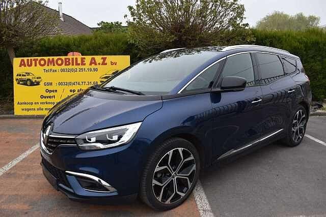 Renault Grand Scenic 1.33 TCe Intens EDC GPF 7PL/Pano, Auto's, Automaat, Monovolume, Blauw, 7 zetels